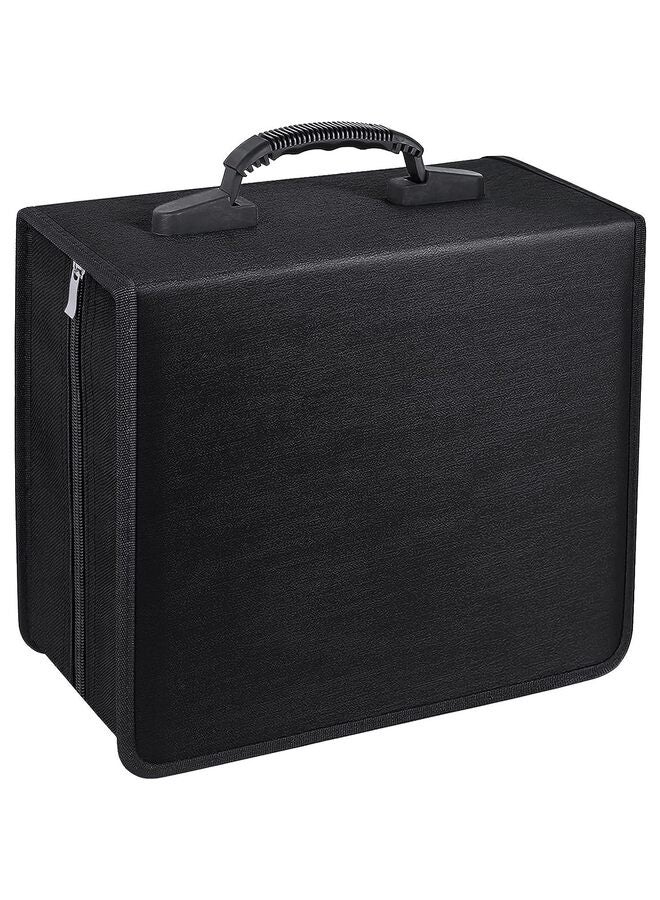 LAMAY CD Case, 360 Capacity DVD Case CD Wallets Protective CD Storage Organizer Holder Booklet Album Box Binder (Color : A) - Image 1